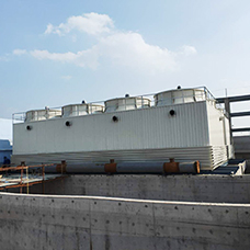 華佗國藥向鼎盛采購1800T大型方形冷卻塔